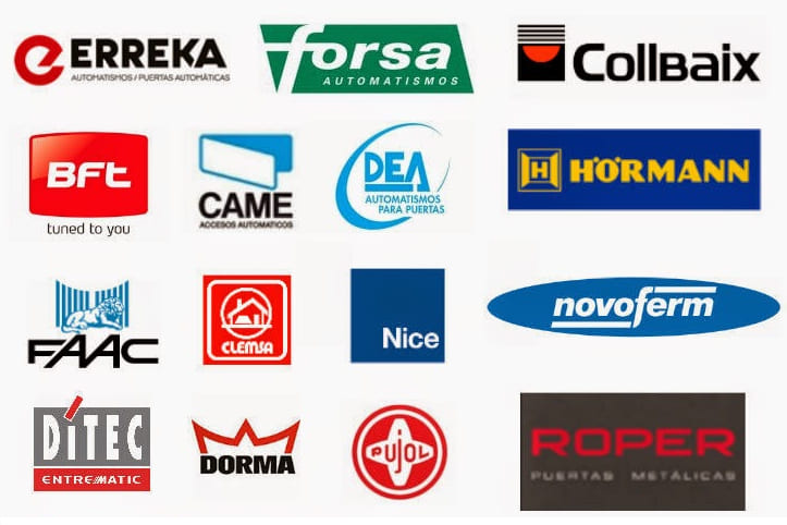 marcas de puertas de garaje